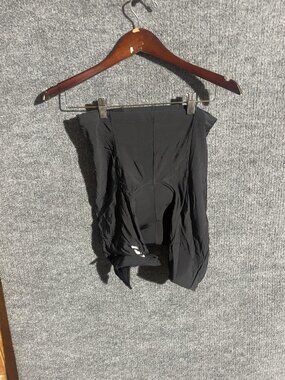 Garneau Cycling Shorts Womens Medium Black Padded Chamois 12 Inseam Bike Stretch